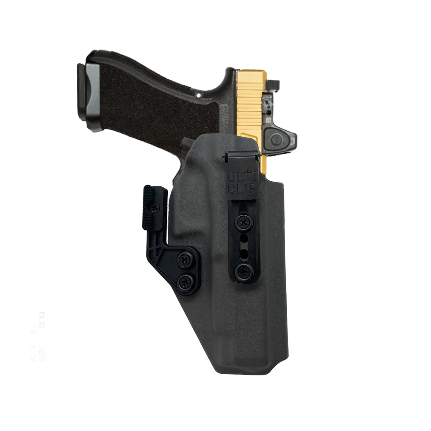 GLOCK 43/43X/ MOS WIth TLR6 Light (ULTI-CLIP 3) IWB (Inside The Waistband Holster)