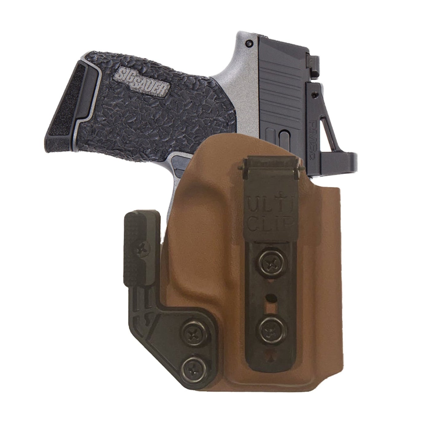 GLOCK 43/43X/ MOS WIth TLR6 Light (ULTI-CLIP 3) IWB (Inside The Waistband Holster)
