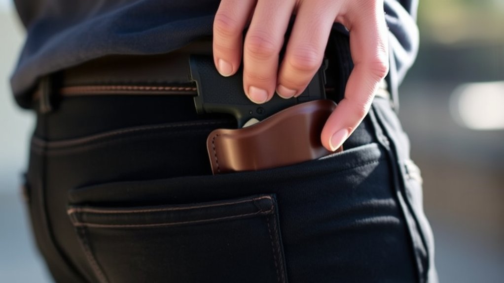 flat secure adjustable holster