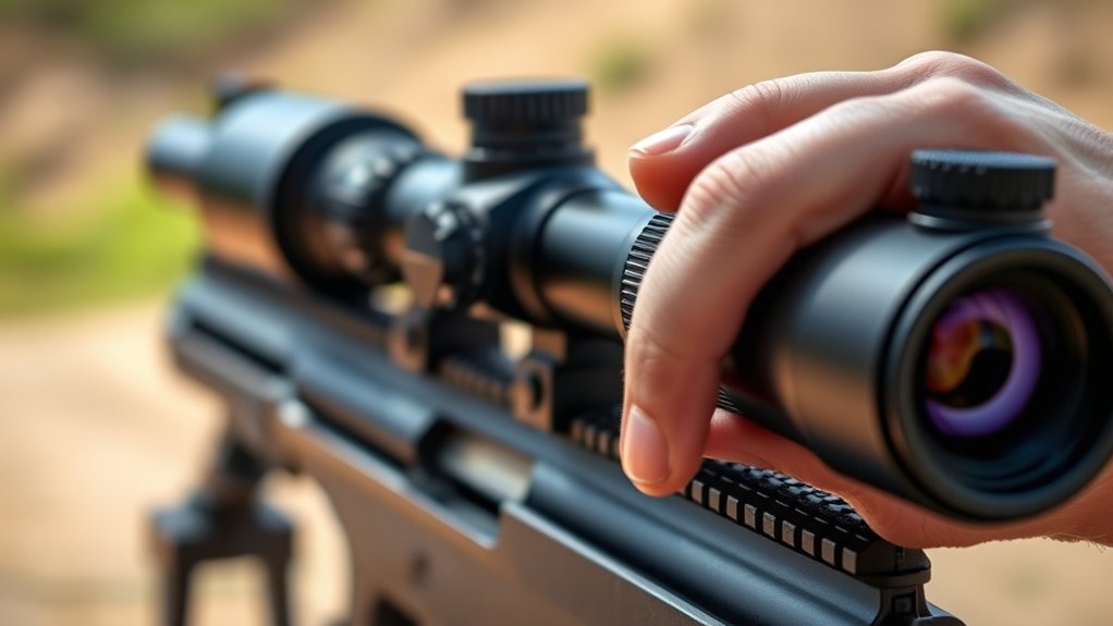 focus reticle for clarity