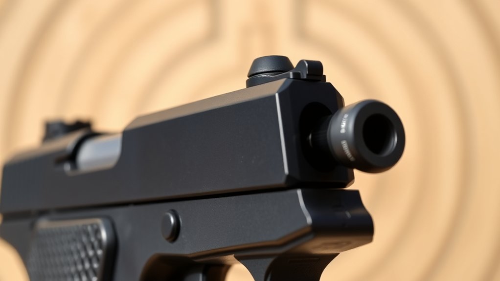front and rear sight alignment