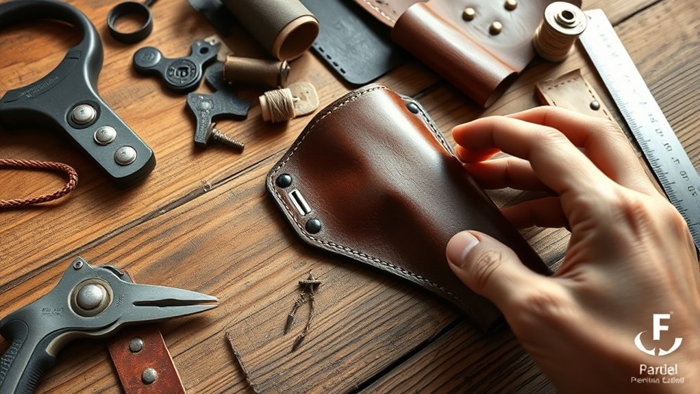 gather leather tools supplies