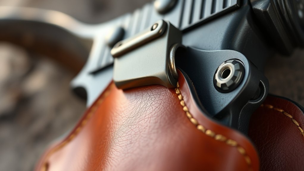 holster claw enhances stability