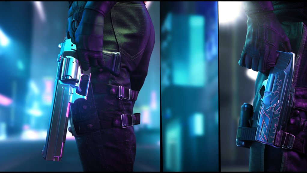 holster weapon in game
