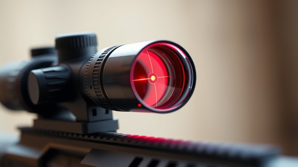 illuminated parallax free reticle