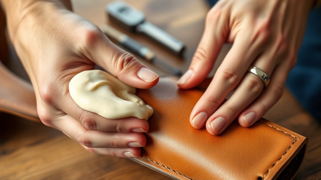 leather conditioning for flexibility