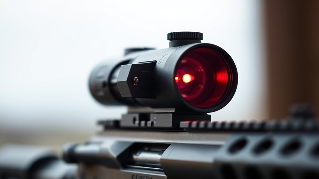 leds create clear reticles