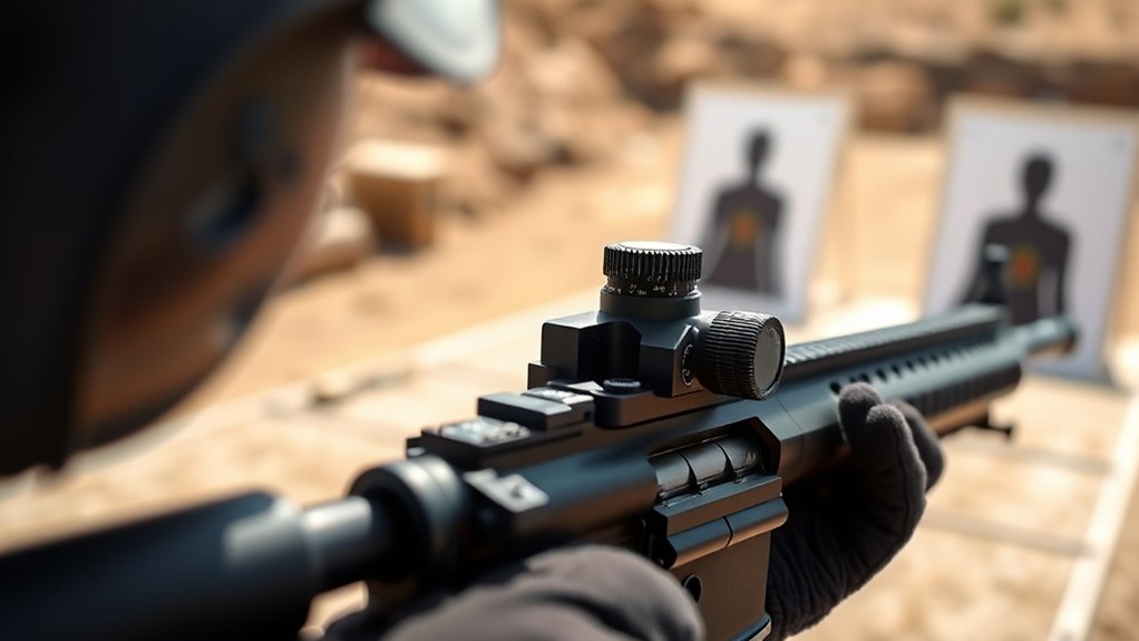 mil dot bullet drop compensation