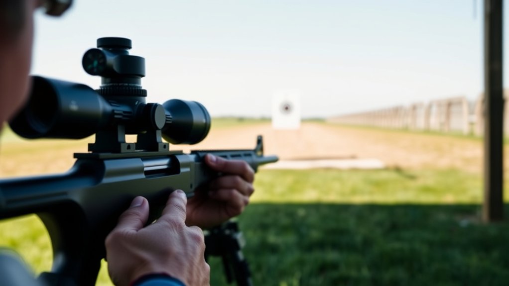optimal distance for sighting