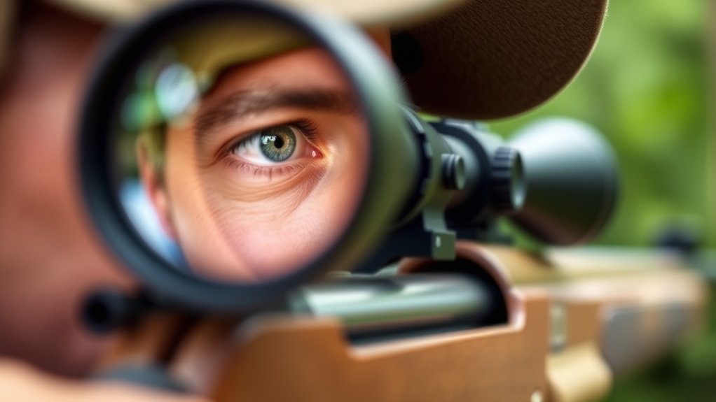 optimal eye relief ensures safety