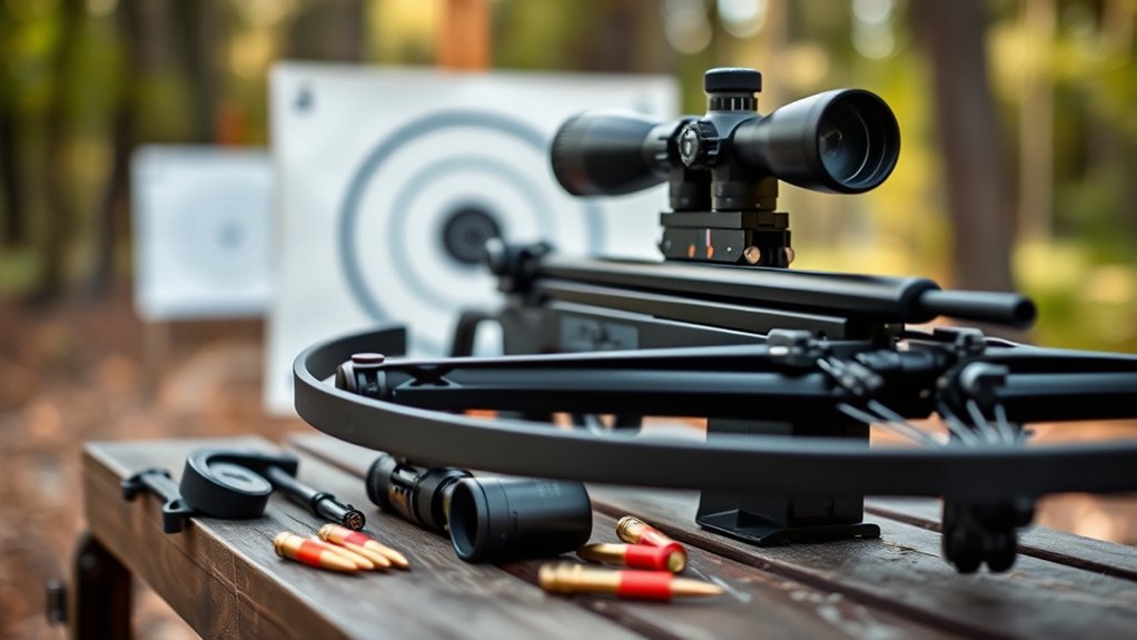 proper crossbow sighting setup
