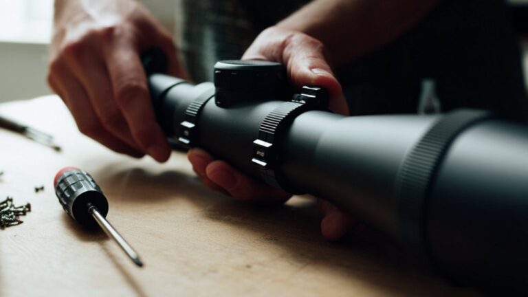 proper rifle scope installation