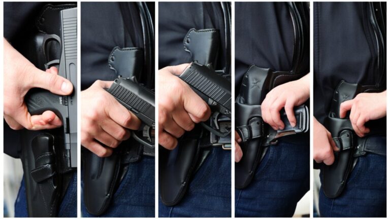 proper weapon holstering technique