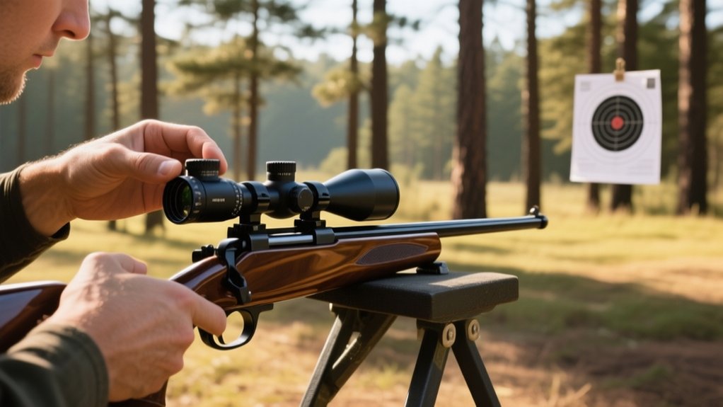 properly align rifle sights