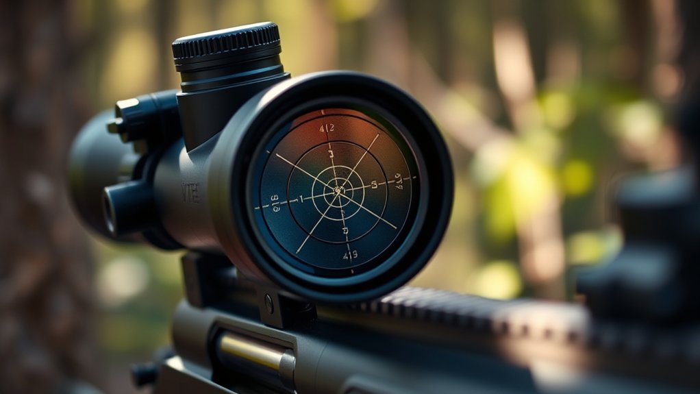 reticle enhances targeting precision