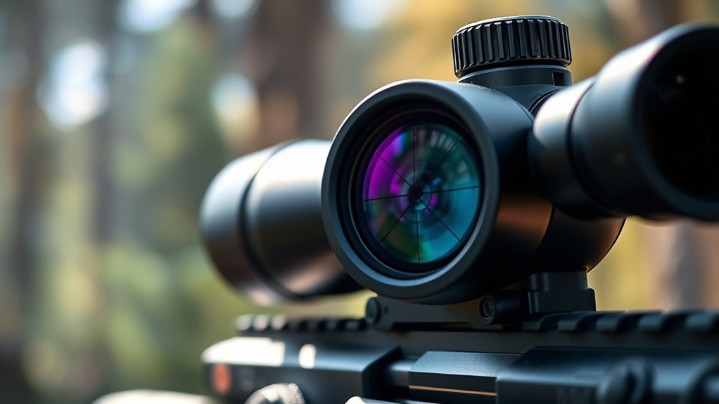 reticle size scales proportionally