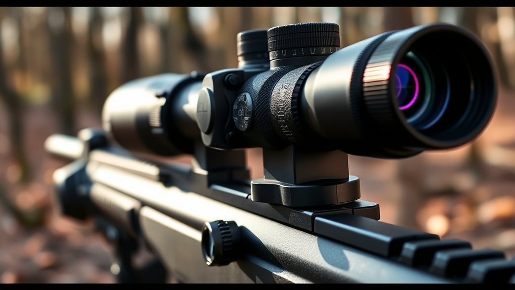 scope markings for accurate shooting