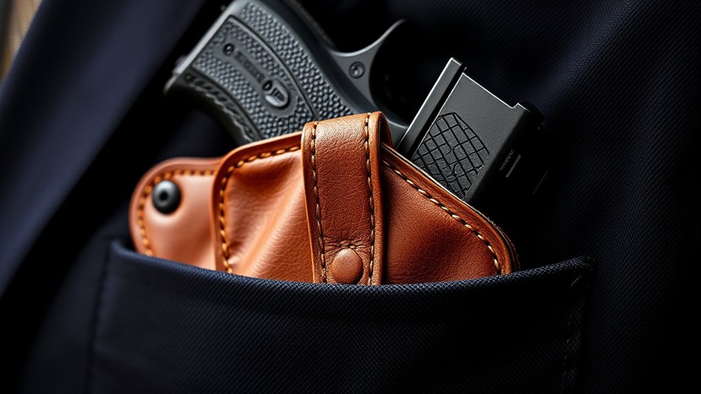 secure accessible firearm holster