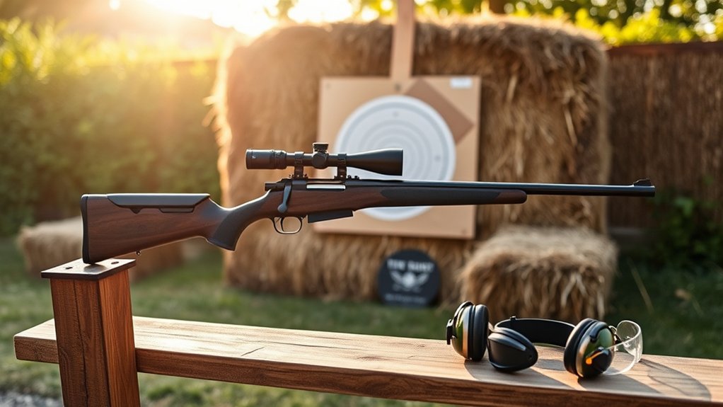 secure clear stable shooting area