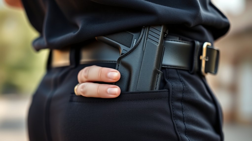 secure comfortable holster placement