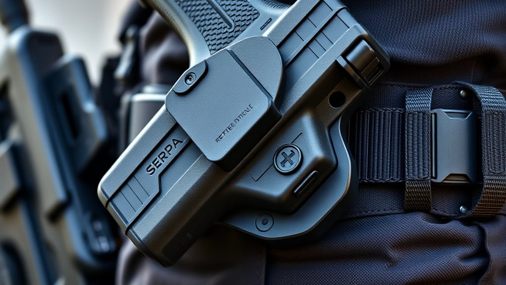 secure ergonomic firearm retention