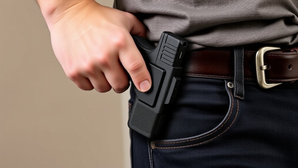 secure paddle holster attachment