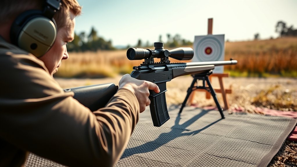 secure stance and target