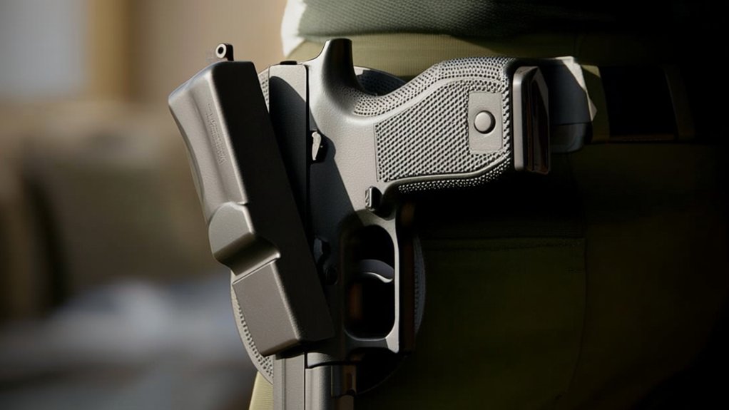 secures firearm during carry