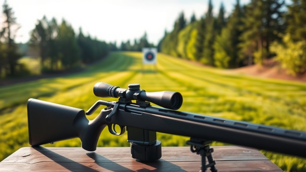 set target precisely 100 yards