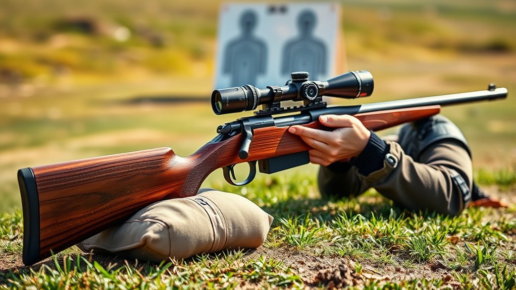 stable supported shooting stance