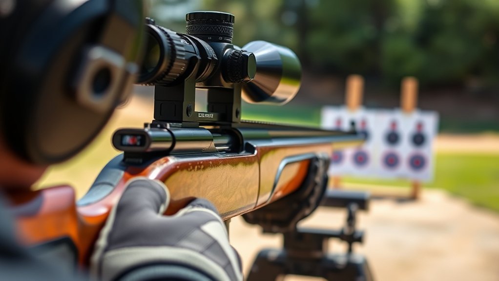 test shots for scope alignment